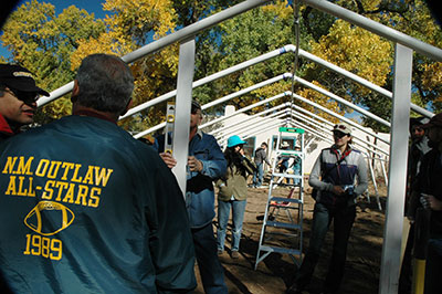 Image of NMSU Cooperative Extension hoop house workshop