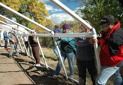 Image of NMSU Cooperative Extension hoop house workshop