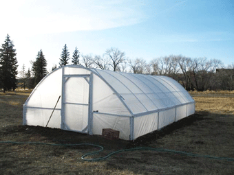 Image of a hoop house